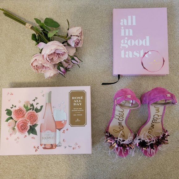 Sam Edelman Shoes - Sam Edelman Fuscia Pink Block Heel Sandal Size 7.5